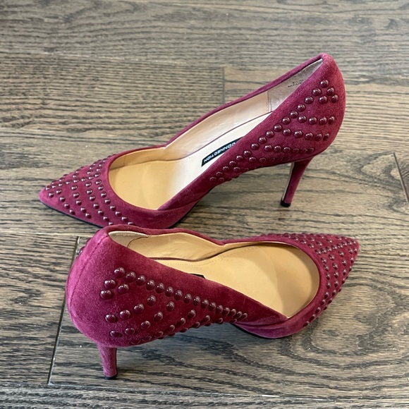 French Connection Burgundy Heels - Picture 5 of 7